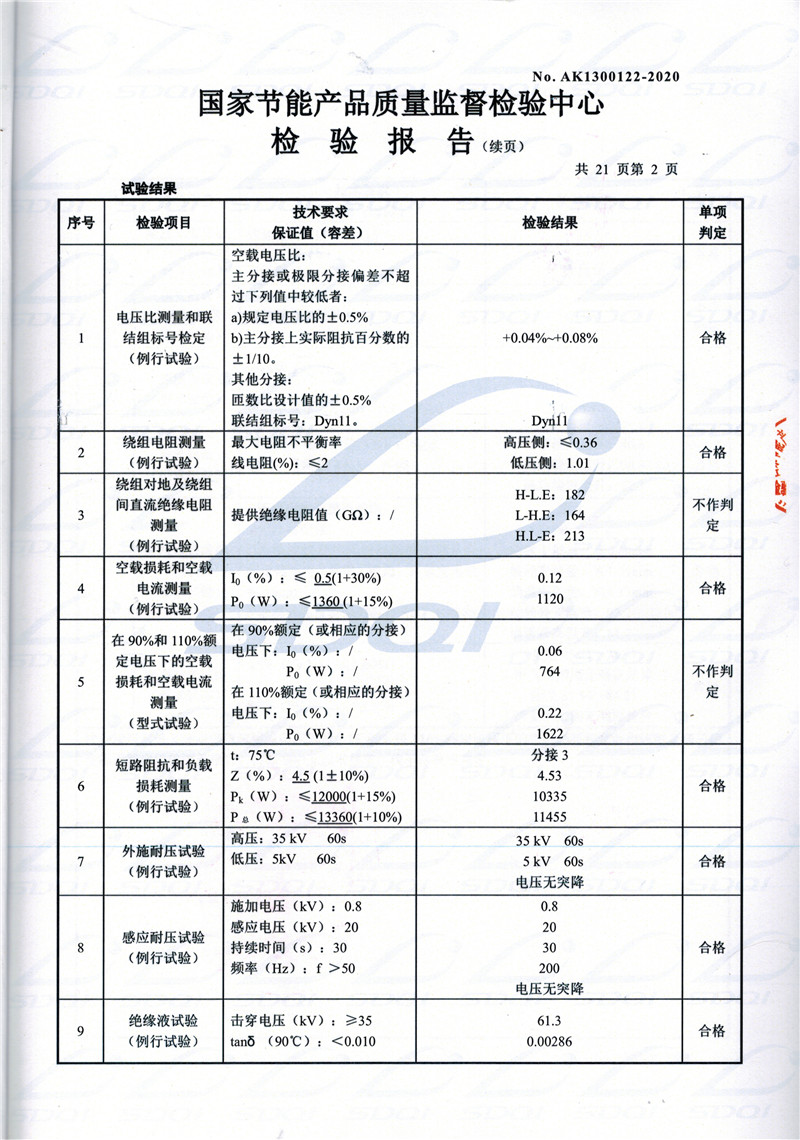 高低压试验报告-S11-1250蓬安蓬安蓬安油浸式变压器-2.jpg